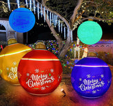 New Inflatable Christmas Ball Outdoor Decoration LED Light